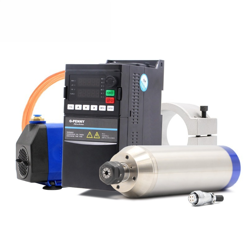 2.2Kw Water Cooled Spindle Kit Vfd - 2.2kW ER20 D80 12000rpm/24000rpm 400Hz/800Hz Zestaw