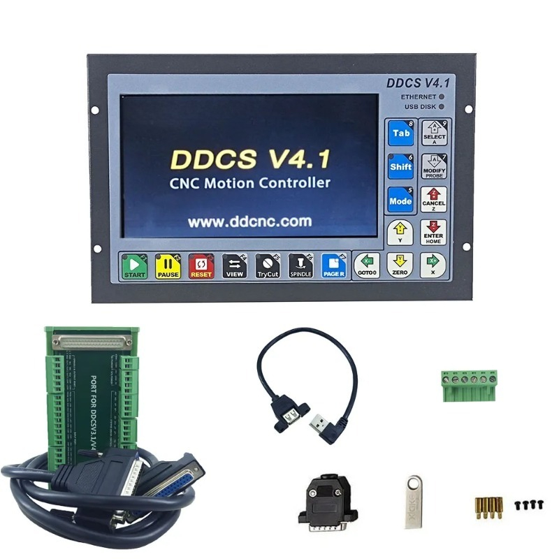 Ddcs V4.1 4 Axis Cnc Offline Controller - Samodzielny kontroler ruchu DDCS V4.1, kontroler