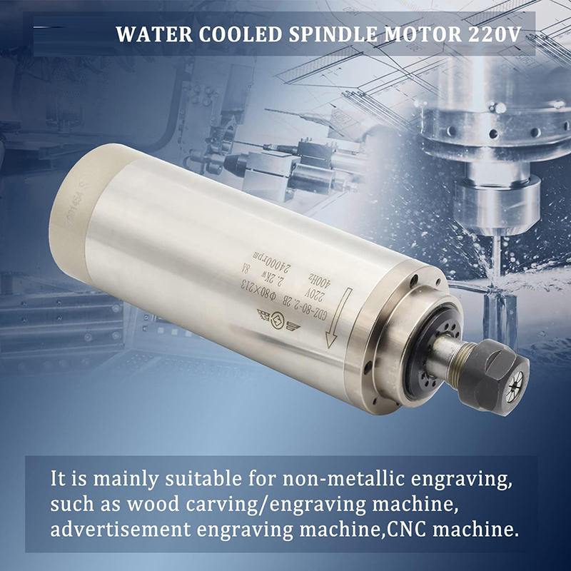 Er20 Collet Chuck Spindle Motor 220V - Silnik wrzeciona CNC 2,2 kW 1,5
