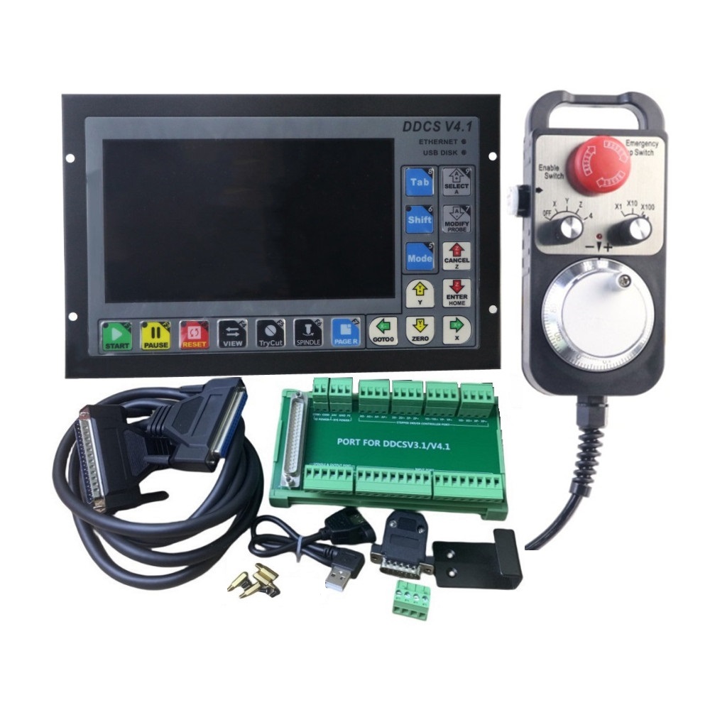 Ddcs V4.1 4 Axis Cnc Offline Controller - Zestaw kontrolera ruchu CNC DDCSV4.1 3/4