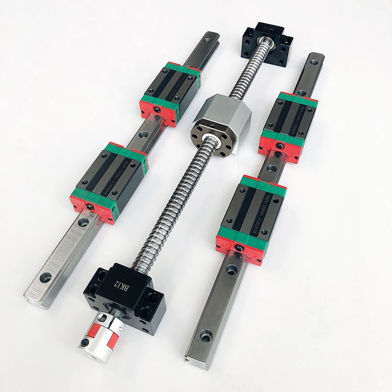 2 zestawy prowadnic liniowych  – Hgr20 Linear Guide Rail Ballscrew Set recenzja i cena