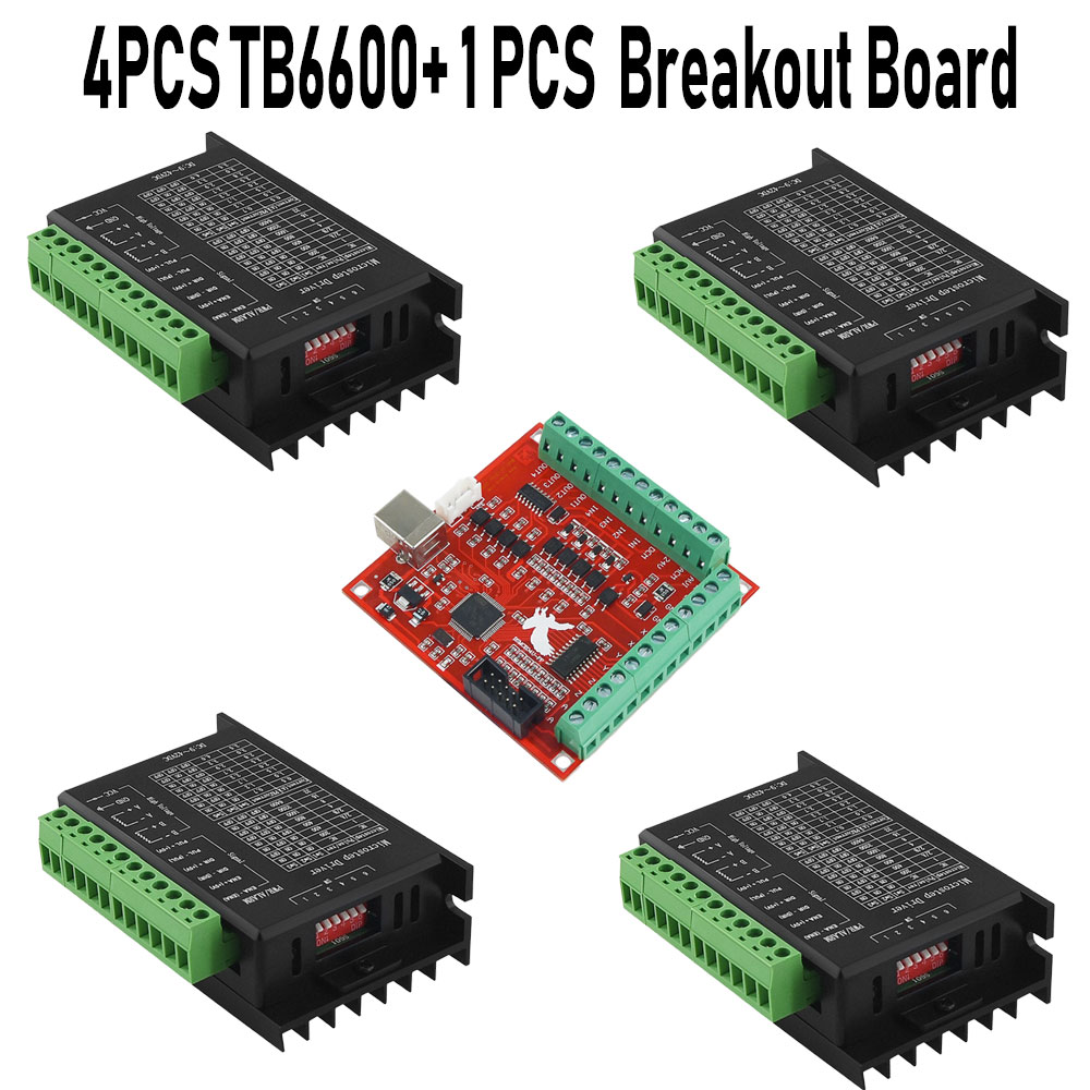 4PCS Sterownik silnika krokowe – Mach3 Usb Cnc Controller 4 Axis 100Khz recenzja i cena